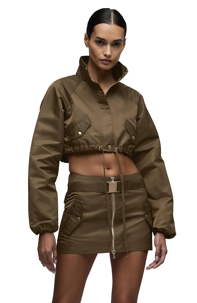 新品未使用品　nae ナエ　Carrie's No-collar Jacket Cropped Leather Jacket – Akris Inc.